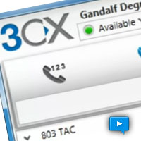 3CX telephone administration screen