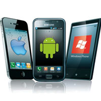 iPhone Android and Windows phones