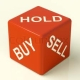 Buy sell and hold decision cube