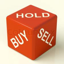 Buy sell and hold decision cube