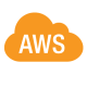 Amazon Web Services cloud logo