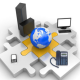 SIP and WebRTC network devices diagram