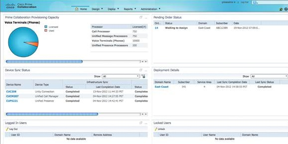 Cisco Prime Collaboration Deployment interface