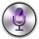 Siri voice assistant microphone icon