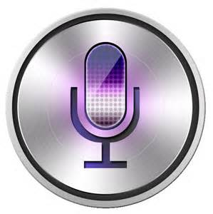 Siri voice assistant microphone icon