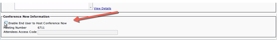 Cisco Conference Now user options