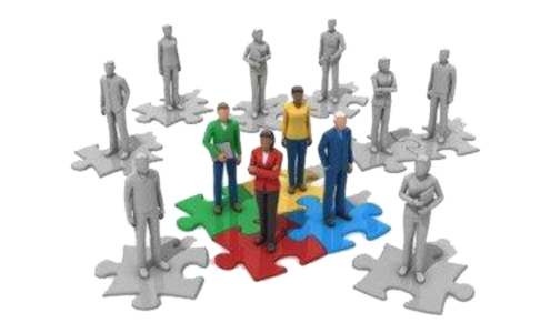 Workforce management team illustration