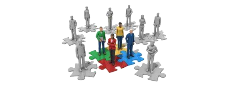 Workforce management team illustration