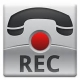 Call recording telephone icon