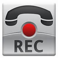 Call recording telephone icon