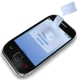 Mobile messaging notification illustration