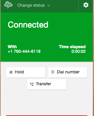 Amazon Connect contact control panel