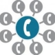 Audio conference telephone icon