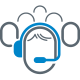 Contact center headset icon
