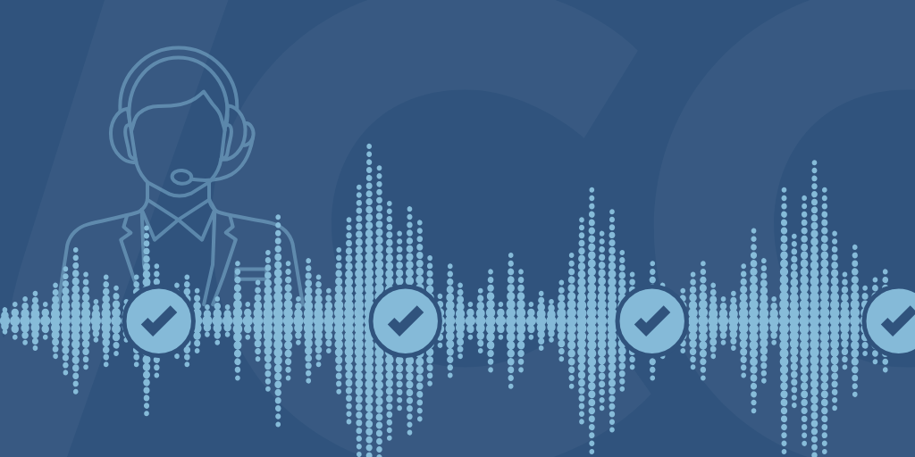 Speech recognition waveform illustration