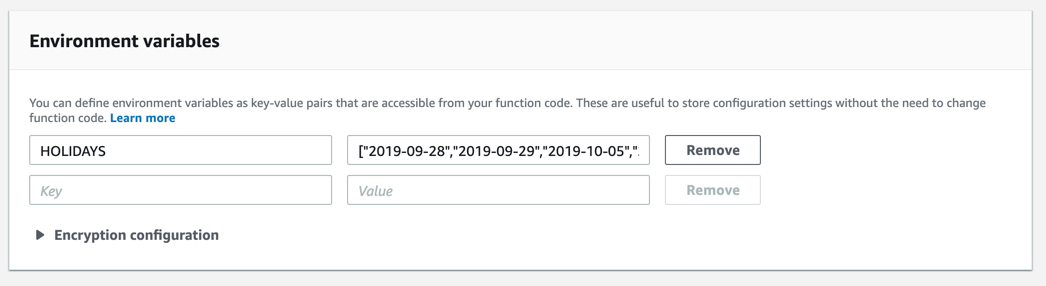 Dextr environment variable configuration