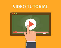 Video tutorial illustration Video tutorial illustration