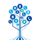 Telephone tree illustration
