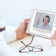 Video call center consultation photograph