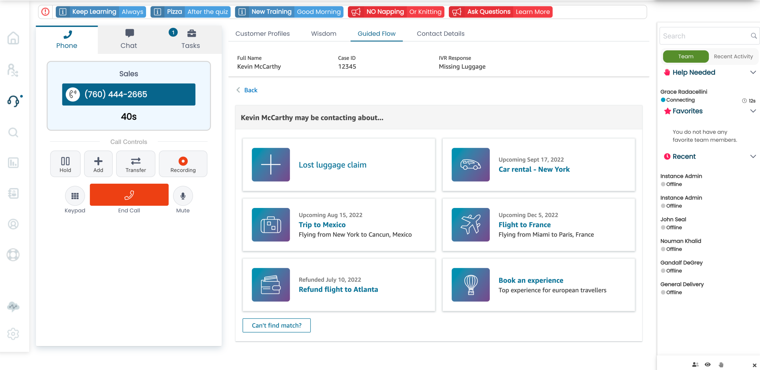 Dextr Flex agent dashboard
