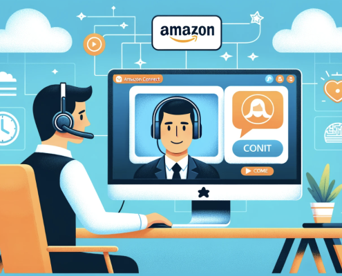 Amazon Connect remote agent illustration