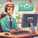 AWS contact center SMS agent illustration