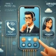 Amazon Connect direct telephone call illustration