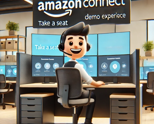 Amazon Connect demonstration experience illustration