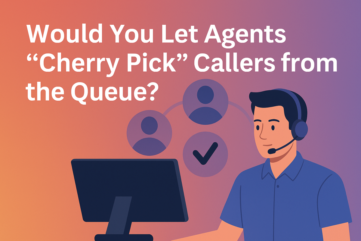 Amazon Connect Pick a Caller from Queue?
