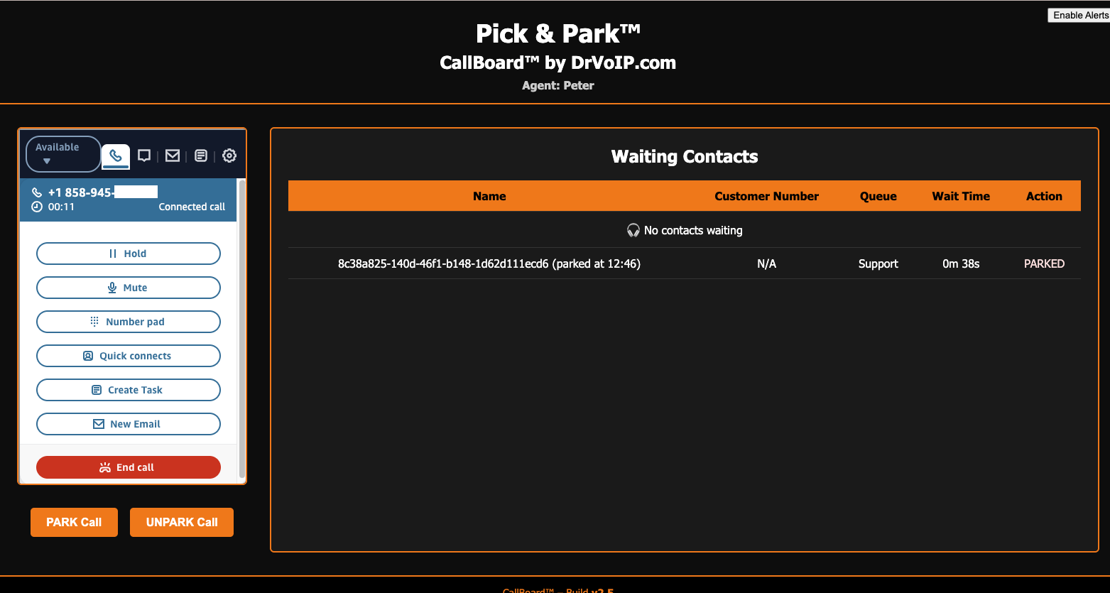“Pick and Park” feature?