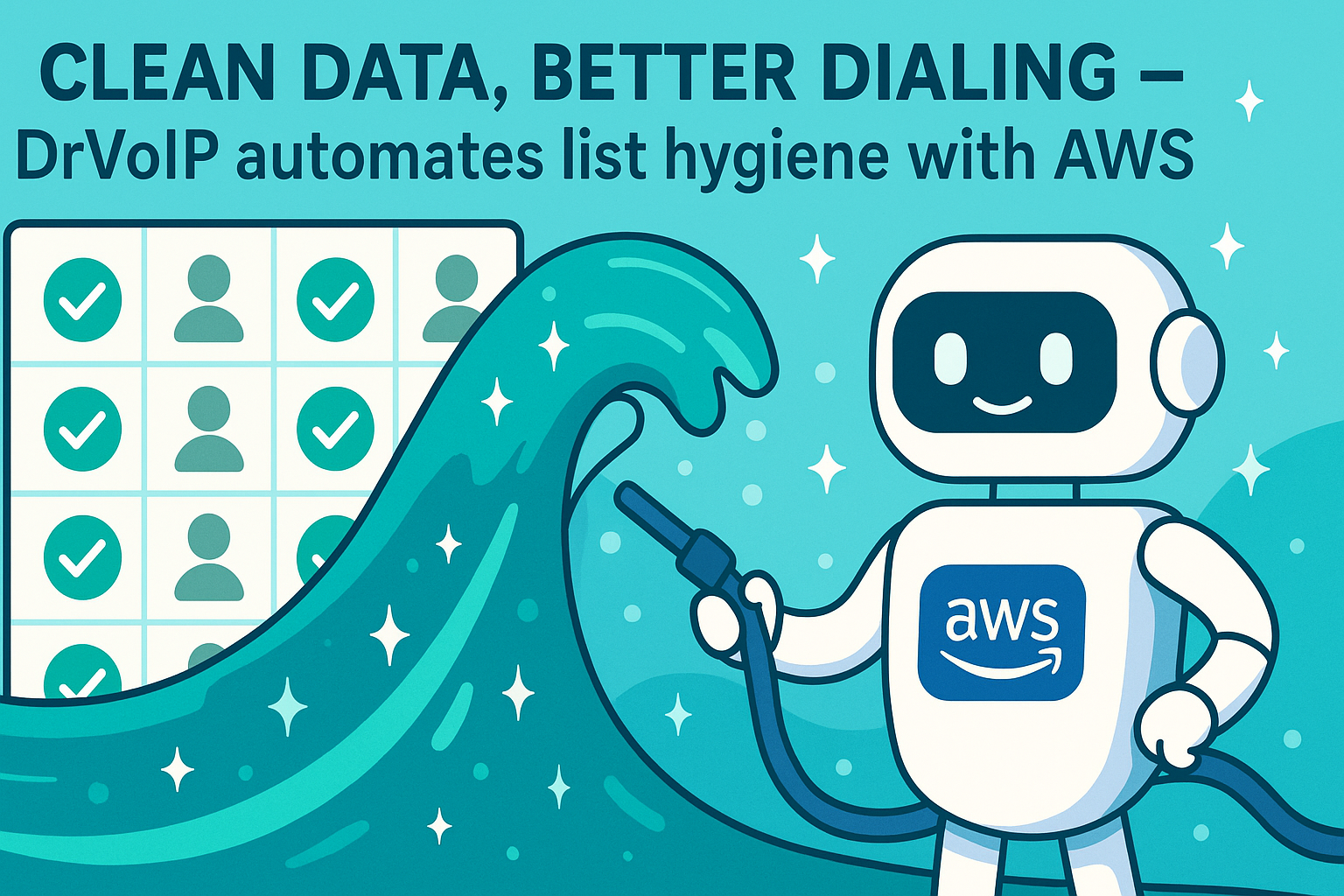 AWS automated list hygiene illustration