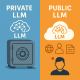 Private and public language model comparison