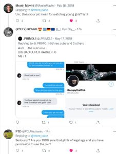 Archived social media discussion screenshot