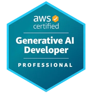 AWS Certified Generative AI Developer – Professional badge