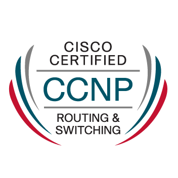 Cisco CCNP Routing and Switching certification badge
