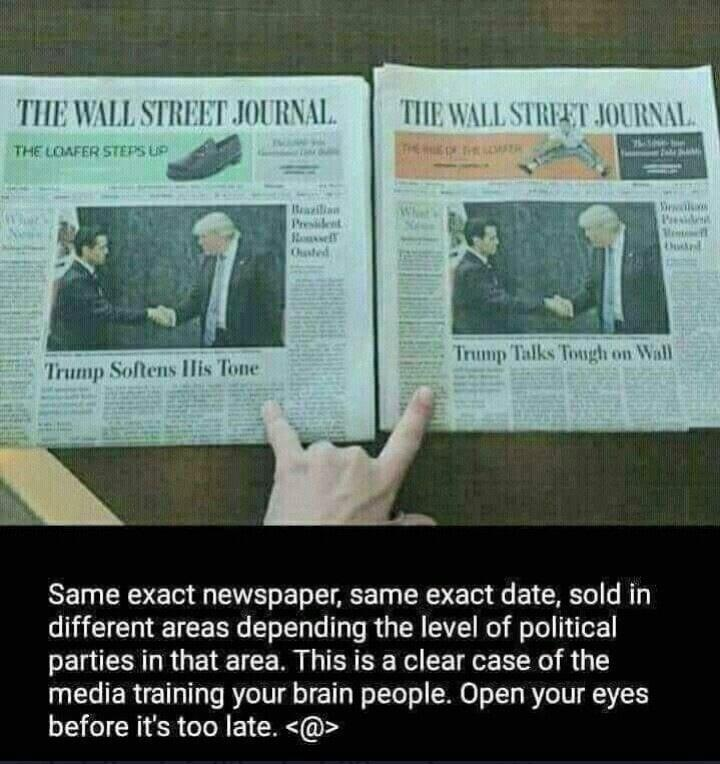 Newspaper front pages illustrating personalized news